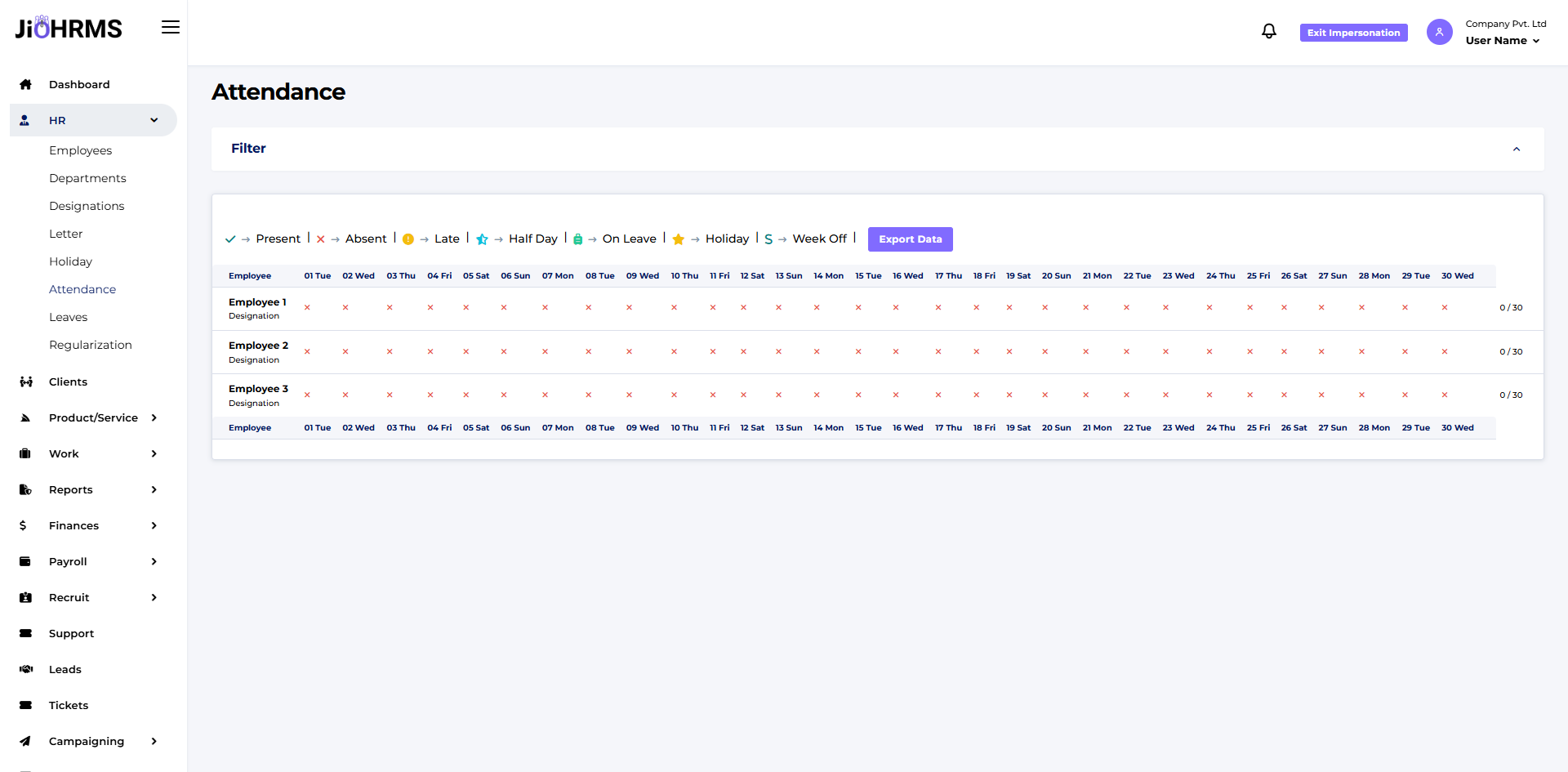 Leave & Attendance Management