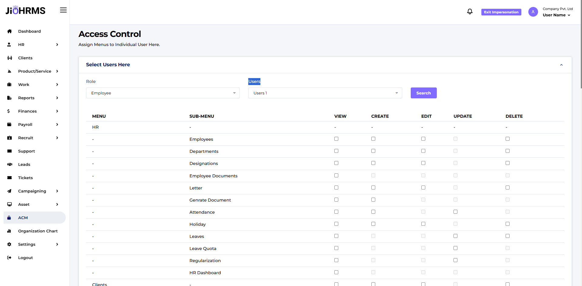 Access Control Management